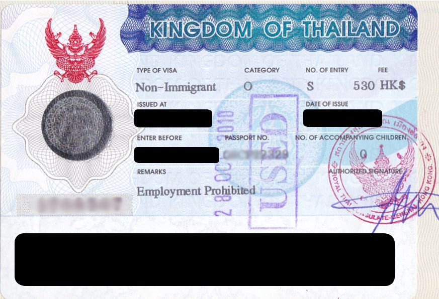 Non-Immigrant Visa Thailand